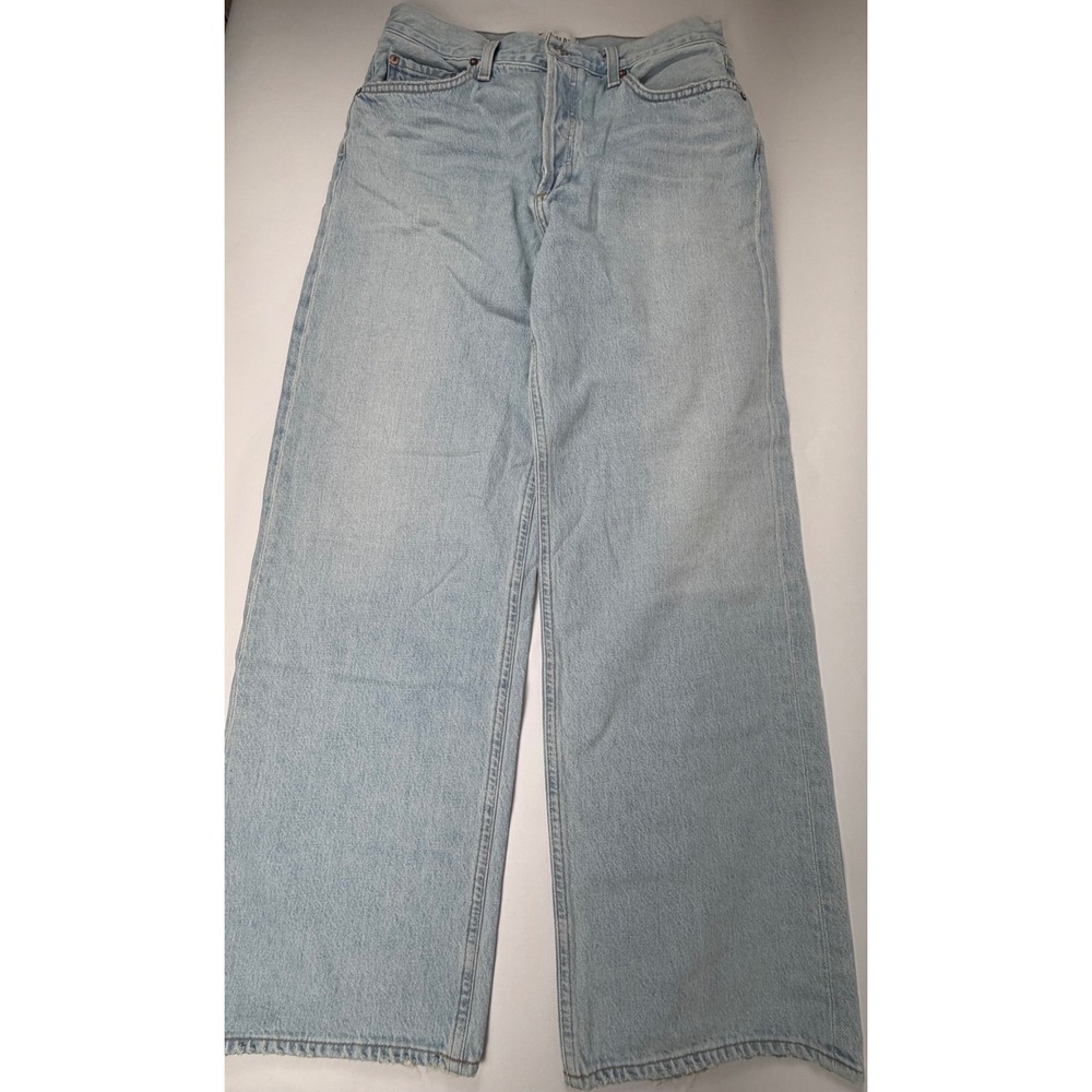 AGOLDE Low Slung Baggy – Women's 27 – Relaxed Wide‑Leg Luxury Denim